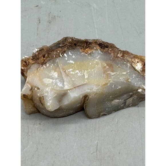 Raw Geode Quartz Specimen With Natural Crystalline Formations Earthy Tones READ - Picture 6 of 12
